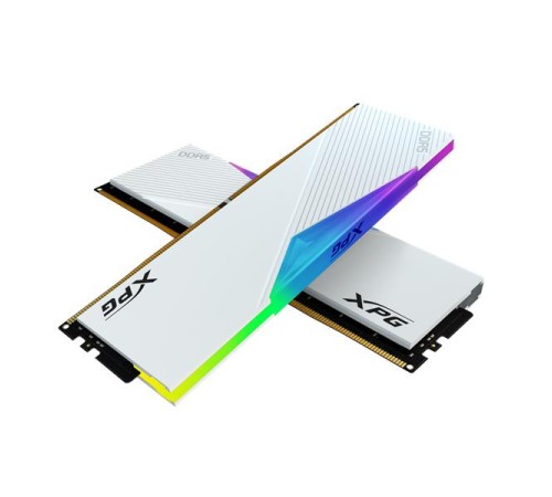 Оперативная память ADATA LANCER RGB DDR5 DIMM 32GB 7200MHz 2*16GB 34-46-46 1.4V WHITE DUAL COLOR BOX