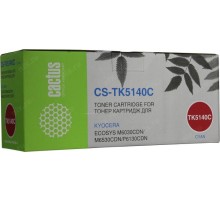 -/ Картридж лазерный Cactus CS-TK5140C TK-5140C голубой (5000стр.) для Kyocera Ecosys M6030cdn/M6530cdn