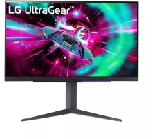 Монитор LG LCD 27GR93U-B/ LG UltraGear 27GR93U-B 27" IPS monitor, 3840x2160, 400cd/m2, 16:9, 1мс (GtG), HDMIx2, DP, Audio out, USB hub, 144Hz, 178/178, внешний БП, FreeSync Premium, HDR 10, DisplayHDR™ 400, HAS, VESA (100x100 мм)