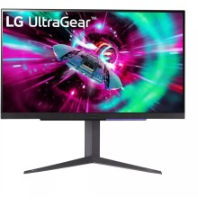 Монитор LG LCD 27GR93U-B/ LG UltraGear 27GR93U-B 27" IPS monitor, 3840x2160, 400cd/m2, 16:9, 1мс (GtG), HDMIx2, DP, Audio out, USB hub, 144Hz, 178/178, внешний БП, FreeSync Premium, HDR 10, DisplayHDR™ 400, HAS, VESA (100x100 мм)