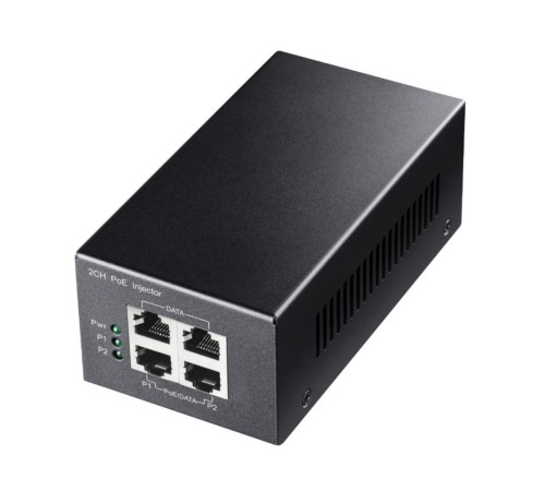 Инжектор/ 2-Channel 30W Gigabit PoE+/PoE Injector