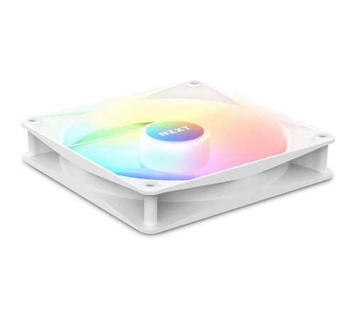 Кулер для корпуса ПК/ Case Cooler NZXT F120 RGB Core (120x120x25mm, 4-pin PWM, RGB, 78.86CFM, 33.88dBA, 1800RPM, White)
