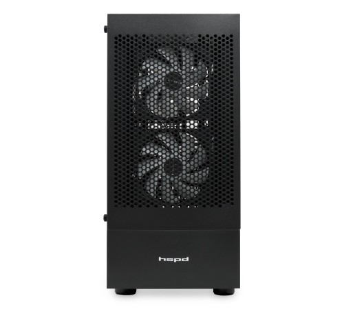 Корпус без блока питания/ Case HSPD M540, Mesh Mid Tower, Black, TG, 0.45 SPCC, 3x120mm ARGB (M1) ATX, mATX, mITX 160/300/150mm 2x2.5", 2x3.5", 7xPCI 1xUSB-A 3.0, 2xUSB-A 2.0 365x216x405mm Корпус без блока питания/ Case HSPD M540, Mesh Mid Tower, Black, TG, 0.45 SPCC, 3x120mm ARGB (M1) ATX, mATX, mITX 160/300/150mm 2x2.5", 2x3.5", 7xPCI 1xUSB-A 3.0, 2xUSB-A 2.0 365x216x405mm