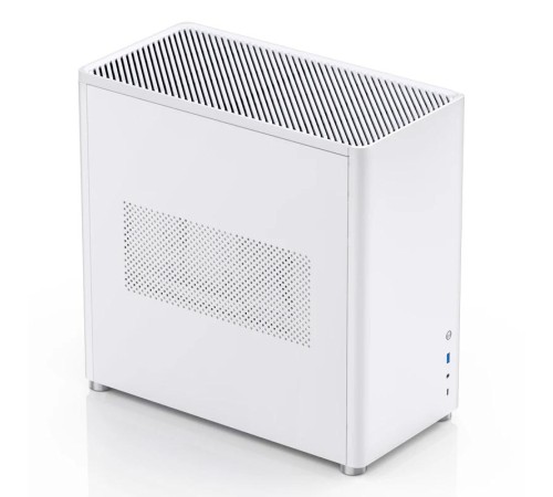 Корпус без блока питания/ Case JONSBO D40, Midi-Tower, TG, no fan, 1xUSB-A 3.2 + 1xUSB-C 3.2, ATX, mATX, White