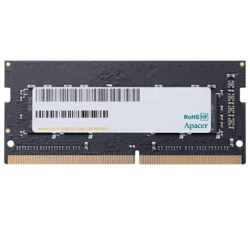 Оперативная память Apacer  DDR4   8GB  3200MHz SO-DIMM (PC4-25600) CL22 1.2V (Retail) 1024*8  3 years (AS08GGB32CSYBGH/ES.08G21.GSH)