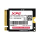 Твердотельный накопитель/ ADATA SSD GAMMIX S55, 512GB, M.2(22x30mm), NVMe, PCIe 4.0 x4, 3D NAND, R/W 5000/3000MB/s, IOPs -/-, TBW 230, DWPD 0.2 (5 лет)