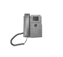 SIP телефон T13P-RU, 4 линии, 2x10/100, HD аудио, цветной дисплей 2,4", порт для гарнитуры, PoE, 3 DDS