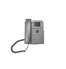 SIP телефон T13P-RU, 4 линии, 2x10/100, HD аудио, цветной дисплей 2,4", порт для гарнитуры, PoE, 3 DDS