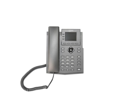 SIP телефон T13P-RU, 4 линии, 2x10/100, HD аудио, цветной дисплей 2,4", порт для гарнитуры, PoE, 3 DDS SIP телефон T13P-RU, 4 линии, 2x10/100, HD аудио, цветной дисплей 2,4", порт для гарнитуры, PoE, 3 DDS