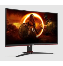 Монитор игровой 27'' 16:9 1920х1080(FHD) VA, Curved, 165 Hz, 250 cd/m2, 4000:1, 80M:1, 4ms, VGA, 2xHDMI, DP, Tilt, Black, Red (Мятая упаковка)
