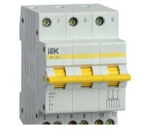 Выключатель-разъединитель трехпозиционный ВРТ-63 3P 16А IEK
