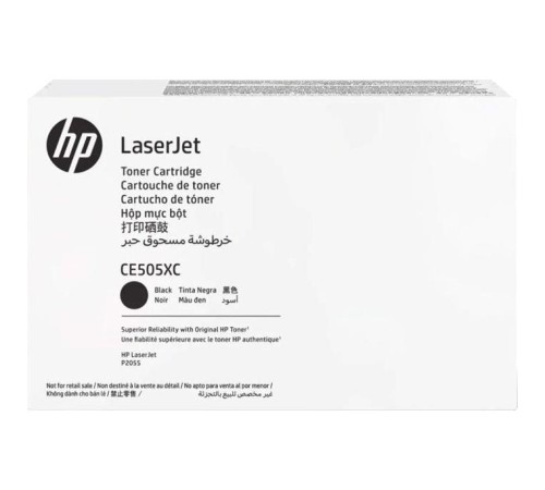 Тонер-картридж/ HP LaserJet CE505X Contract Black Print Cartridge