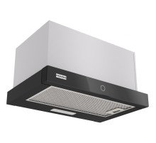 Вытяжка Franke/ Best, Вытяжка TOUCH BK 50, 50см, 750 м3/ч, сенсорное управление, LED освещение, Угольный фильтр Ф-07 (приобретается отдельно), цвет: нержавеющая сталь, лицевая планка: черное стекло
