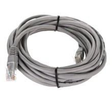 Патчкорд/ Патчкорд литой "Telecom" UTP кат.5е 5,0м серый