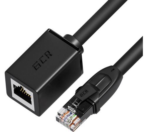 GCR Удлинитель патч-корда прямой 0.5m, UTP медь, кат.6, 24 AWG, ethernet high speed 10 Гбит/с, RJ45, GCR-52644 GCR Удлинитель патч-корда прямой 0.5m, UTP медь, кат.6, 24 AWG, ethernet high speed 10 Гбит/с, RJ45, GCR-52644