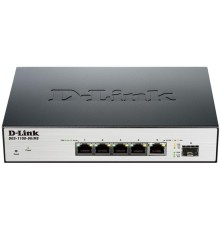 Настраиваемый компактный коммутатор EasySmart с 5 портами/ 5-ports UTP 10/100/1000Mbps + 1-port 1000Mbps SFP, Layer 2 EasySmart Gigabit Switch, 11"