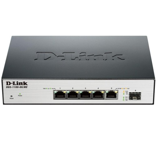 Настраиваемый компактный коммутатор EasySmart с 5 портами/ 5-ports UTP 10/100/1000Mbps + 1-port 1000Mbps SFP, Layer 2 EasySmart Gigabit Switch, 11" Настраиваемый компактный коммутатор EasySmart с 5 портами/ 5-ports UTP 10/100/1000Mbps + 1-port 1000Mbps SFP, Layer 2 EasySmart Gigabit Switch, 11"