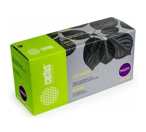 -/ Картридж лазерный Cactus CS-TN325Y TN-325Y желтый (3500стр.) для Brother DCP-9055/9270/HL-4140/4150/