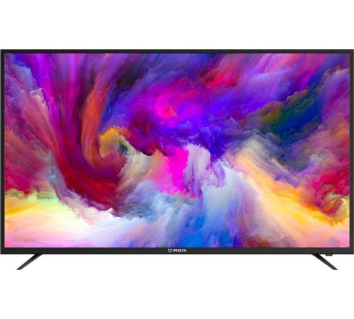 Телевизор ЖК с функцией СмартТВ IRBIS 55S01UD357BS, 55", 3840x2160, 16:9, Digital (DVB-T2/C/PAL/SECAM), Smart TV, 1024MB, 8GB, Wi-Fi, Input (USBx2, HDMIx3, YPbPr mini, VGA,  PC audio, CI+), Outp (после ремонта, царапины на матрице)
