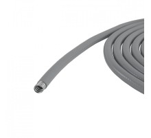 Металлорукав DN 26мм в гладкой SEBS изоляции, Dвн 26,5 мм, Dнар 34,0, 25м, цвет серый