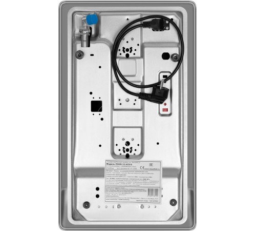 Газовая варочная панель MAUNFELD/ Газовая варочная панель MAUNFELD EGHS.32.6CS/G, домино, механическое управление, 2 конфорки, мощность конфорок 1700, 2600, электроподжиг, газ-контроль, цвет черный/стальной