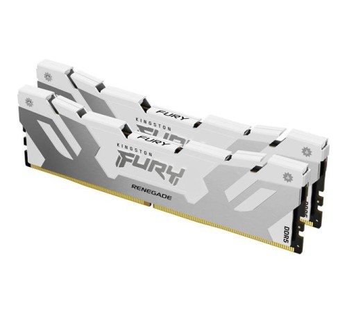 Оперативная память Kingston 32GB 6800MT/s DDR5 CL36 DIMM (Kit of 2) FURY Renegade White XMP