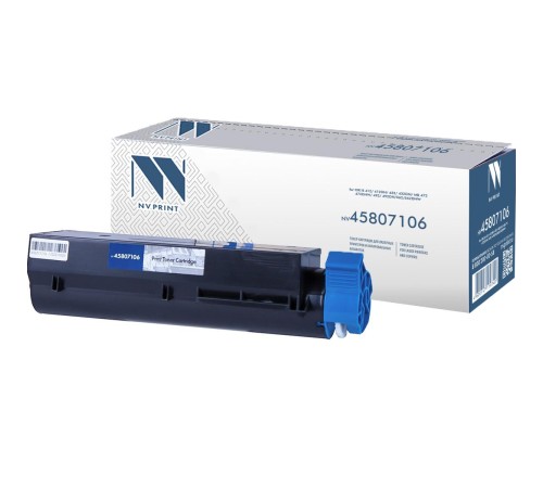 -/ Тонер-картридж NVP NV-45807106 для Oki B 412/ 412dn/ 432/ 432dn/ MB 472/ 472dnw/ 492/ 492dn/562/562dnw (7000k)
