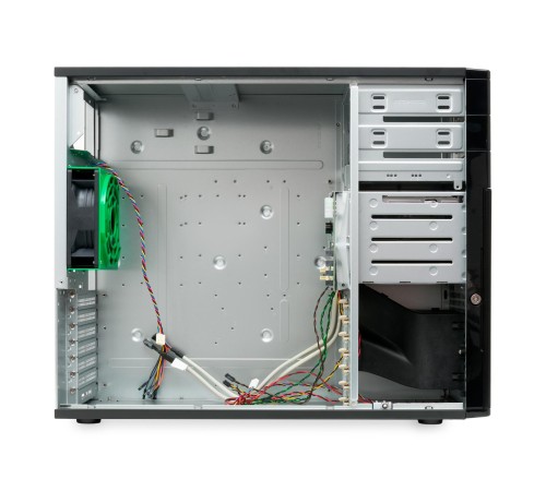 Серверный корпус/ 4-trays Workstation Chassis 2 x 5.25" drive bays 4 x 3.5" swappable HDD trays; 4-port 6 Gbps SAS/ SATA to SATA HDD; no PSU onboard (AC-PS7500 optional)