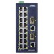коммутатор/ PLANET IFGS-1822TF IP30 Industrial 16-Port 10/100TX + 2-Port Gigabit TP/SFP Combo Ethernet Switch (-40~75C, dual redundant power input on 12-48VDC / 24VAC terminal block)