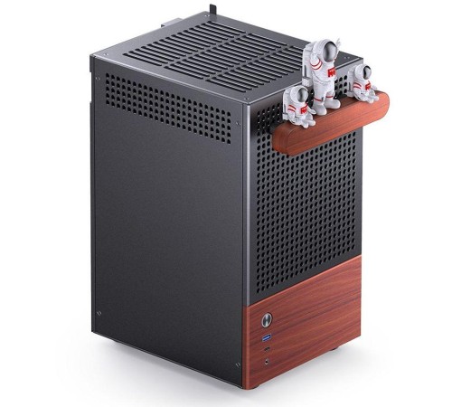 Корпус без блока питания/ Case JONSBO T6, Mini-Tower, 1x140mm, 1xUSB-A 3.0 + 1xUSB-C 3.2, mITX, wood panel + wooden handle Black Корпус без блока питания/ Case JONSBO T6, Mini-Tower, 1x140mm, 1xUSB-A 3.0 + 1xUSB-C 3.2, mITX, wood panel + wooden handle Black