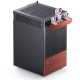 Корпус без блока питания/ Case JONSBO T6, Mini-Tower, 1x140mm, 1xUSB-A 3.0 + 1xUSB-C 3.2, mITX, wood panel + wooden handle Black