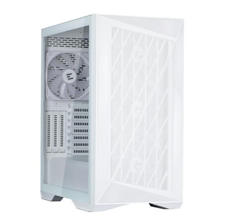Корпус ZALMAN Z9 Iceberg MS, EATX, WHITE, WINDOW, 4x3.5", 5x2.5", 2xUSB2.0, 2xUSB3.0, 1xUSB 3.1 Gen2 Type-C, FRONT 3x140mm ARGB, REAR 1x140mm ARGB