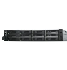 Система хранения данных Synology (Rack2U) QC2,4Ghz/8Gb upto 64/RAID0,1,10,5,6/up to12HP HDDs SATA(3,5'or2,5') upto 36 with 2xRX1217(RP)/2xUSB/4GigEth(+2Expslot)/iSCSI/2xIPcam(upto75)/1xPS (царапины, потертости)
