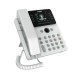 SIP-Телефон Fanvil V62G, 12 SIP-акк., 2,8", 320x240 Цвет. экран, POE, БП в комп., 2x1 Gbps, Белый