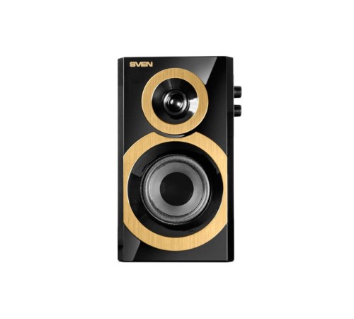 SVEN SPS-619 GOLD, чёрный, акустическая система 2.0, мощность 2х10 Вт(RMS) SVEN SPS-619 GOLD, чёрный, акустическая система 2.0, мощность 2х10 Вт(RMS)