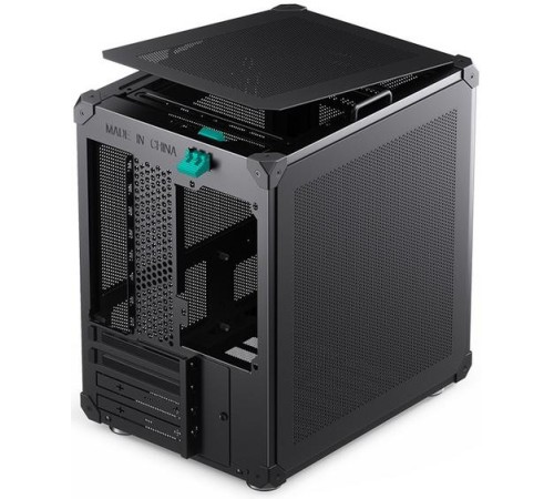 Корпус без блока питания/ Case JONSBO C6 Handle, Mini-Tower, no fan, 1xUSB-A 3.0 + 1xUSB-C 3.1, mATX, mITX Black