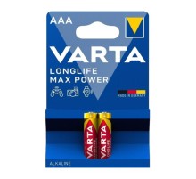 Батарейка AAA/ Батарейка Varta LONGLIFE MAX POWER (MAX TECH) LR03 AAA BL2 Alkaline 1.5V (4703) (2/20/100) (2 шт.)