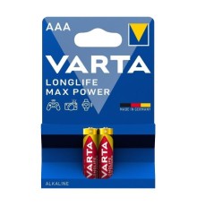 Батарейка AAA/ Батарейка Varta LONGLIFE MAX POWER (MAX TECH) LR03 AAA BL2 Alkaline 1.5V (4703) (2/20/100) (2 шт.)