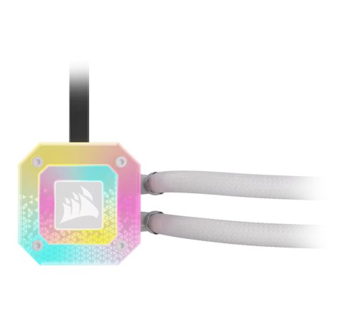Система жидкостного охлаждения/ Water Cooling System Corsair iCUE H150i ELITE CAPELLIX XT (360mm, White, RGB/ Fans: 3x120mm, 65.57CFM, 37dBA, 2100RPM/Rad thickness 27mm/ S: 1851, 1700, 1200, 115X, AM5, AM4) Система жидкостного охлаждения/ Water Cooling System Corsair iCUE H150i ELITE CAPELLIX XT (360mm, White, RGB/ Fans: 3x120mm, 65.57CFM, 37dBA, 2100RPM/Rad thickness 27mm/ S: 1851, 1700, 1200, 115X, AM5, AM4)