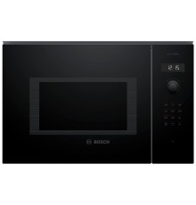 Встраиваемые микроволновые печи BOSCH 6 Series, 900Вт,LED-display,AutoPilot 8, 25 л, гриль, черный цвет, 382x594x388 mm