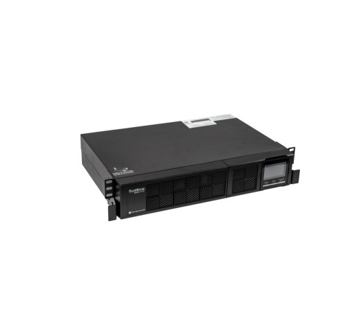 ИБП Systeme Electric Smart-Save Online SRV 2000 ВА, конвертируемый форм-фактор 4U, 230 В, 6 розеток  IEC C13, SmartSlot, LCD, USB HID, версия с возможностью увеличения времени автономии, 2 кор.
