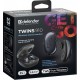 Defender Беспроводная гарнитура Twins 910 черный, TWS, Bluetooth