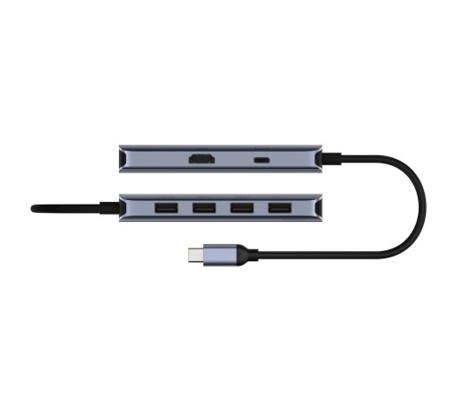 Адаптер/ 6-IN-1 USB-C Hub with 4K HDMI Адаптер/ 6-IN-1 USB-C Hub with 4K HDMI