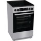 Плита Gorenje/ Плита Gorenje, полезный объем 70 л, эргономичные переключатели, сенсорный программатор IconLED, эмаль SilverMatte, очистка паром, индикатор остаточного тепла для каждой конфорки, телескопические направляющие, дверца CompactDoor 2 стекла + 1