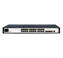 Коммутатор SNR Управляемый коммутатор уровня 2+, 24 порта 10/100/1000Base-T, 4 порта 1/10G SFP+