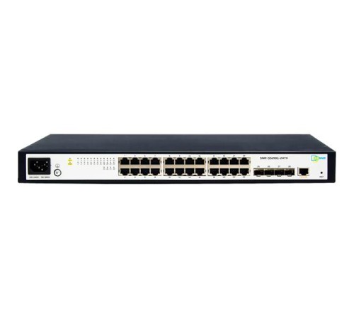 Коммутатор SNR Управляемый коммутатор уровня 2+, 24 порта 10/100/1000Base-T, 4 порта 1/10G SFP+