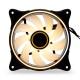 Кулер для ПК/ Case Cooler HSPD FN027 Black (120x120x25mm, 4-pin PWM, ARGB, 48.6CFM, 30.1dBA, 1500RPM, Black)