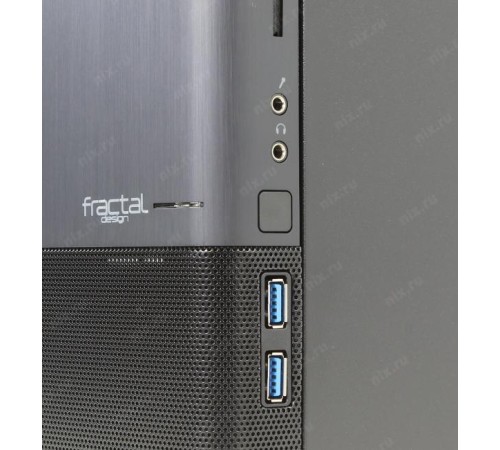 Корпус ПК без блока питания/ Case Fractal Design Node 804, Mini-Tower, 3x120mm, 2xUSB-A 3.2 mATX, mITX Black