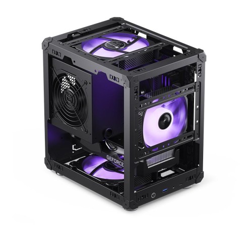 Корпус без блока питания/ Case JONSBO C6, Mini-Tower, no fan, 1xUSB-A 3.0 + 1xUSB-C 3.1, mATX, mITX Black Корпус без блока питания/ Case JONSBO C6, Mini-Tower, no fan, 1xUSB-A 3.0 + 1xUSB-C 3.1, mATX, mITX Black