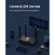 Маршрутизатор/ BE3600 2.5G Dual Band Wi-Fi 7 Mesh Router, Chipset Broadcom, 802.11be/ax/ac/a/b/g/n, 2882Mbps at 5GHz + 688Mbps at 2.4GHz, 1 x 2.5Gbps WAN Port, 4 x 10/100/1000Mbps Ports, 4 x 5dBi fixed antennas, WiFi router/AP/ Repeater/WISP Mode, PPTP/L2
